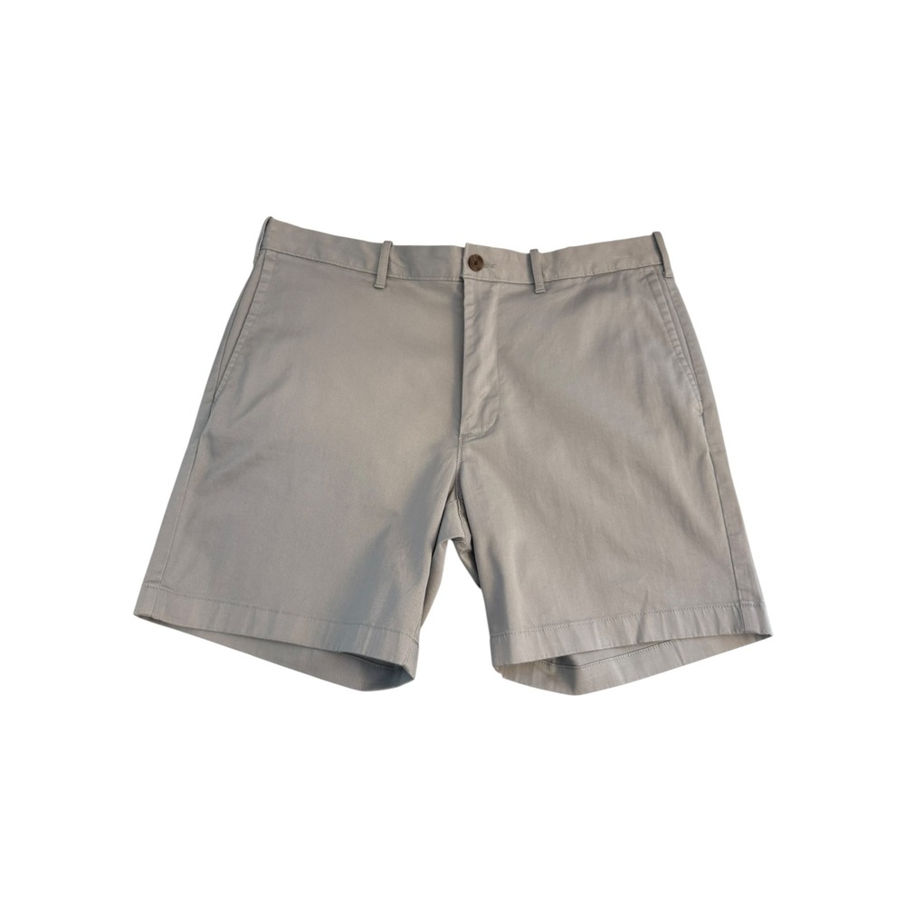 J.Crew Mens Original Chino Shorts Gray 7 Inch Inseam Size 35 L0923 NWT